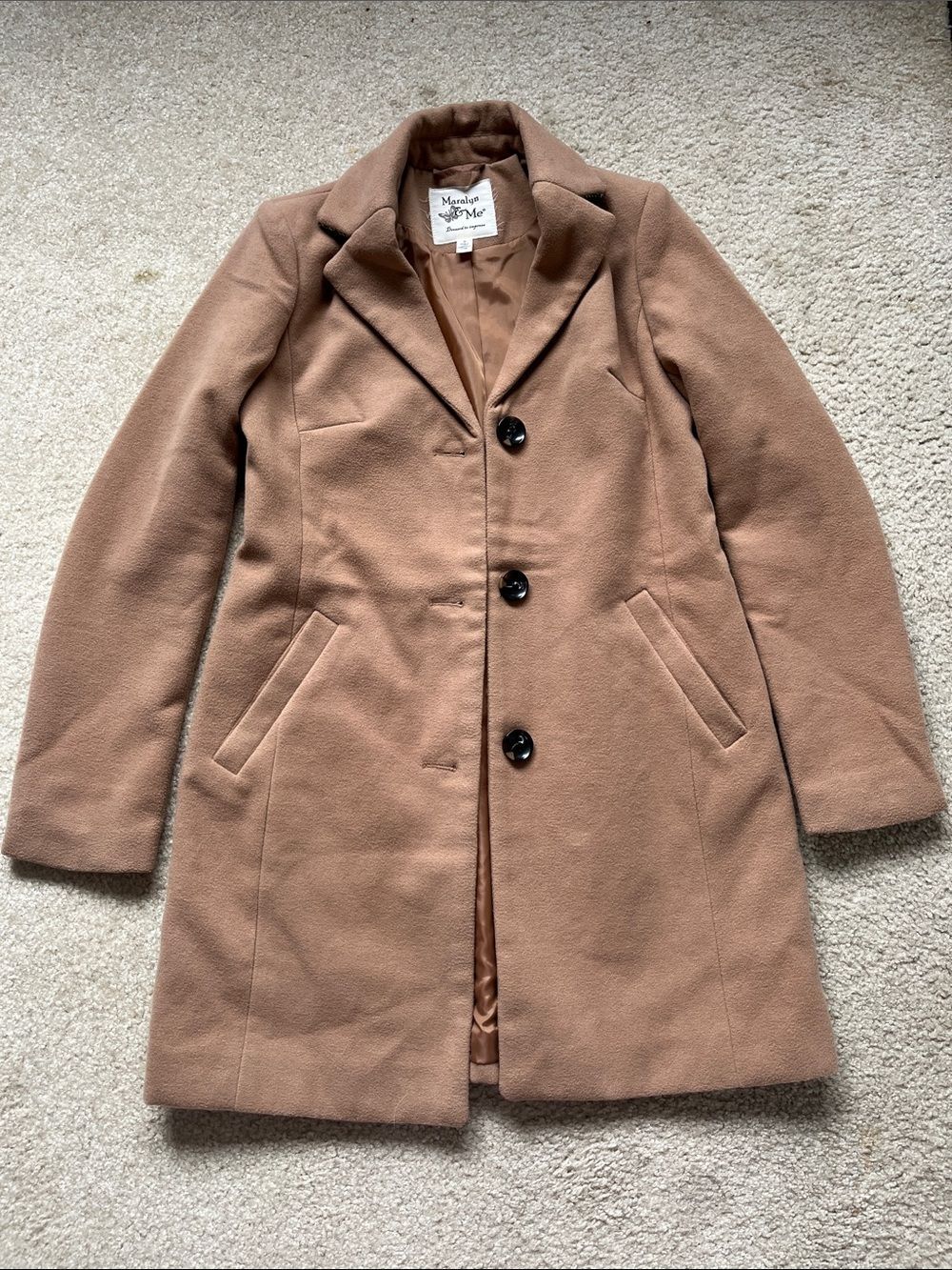 Maralyn & Me Carmel Peacoat Size S
